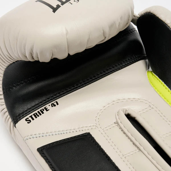 LEONE Gloves - "STRIPE '47 BOXING GLOVES" (Sand) - GN209