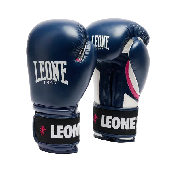 LEONE Gloves - "STRIPE '47 BOXING GLOVES" (Blue) - GN209