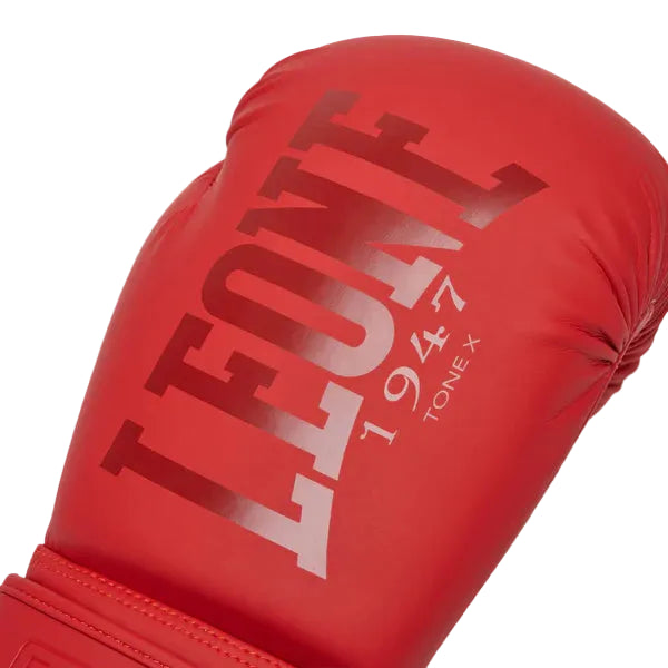 LEONE Gloves - Muay Thai / Boxing Gloves "Tone X" (Red) - GN058