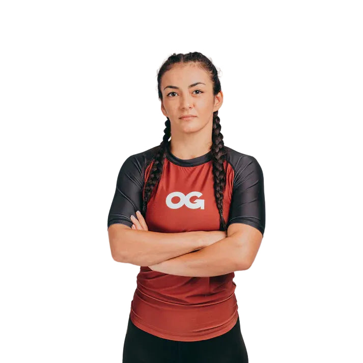 OG - Short Sleeve Rashguard - (Brown)