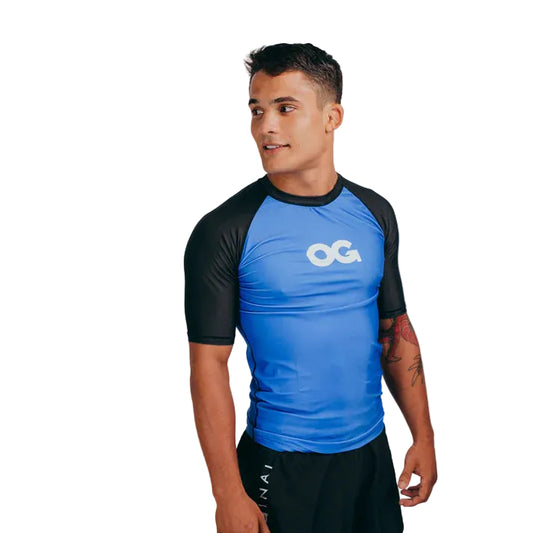 OG - Short Sleeve Rashguard - (Blue)