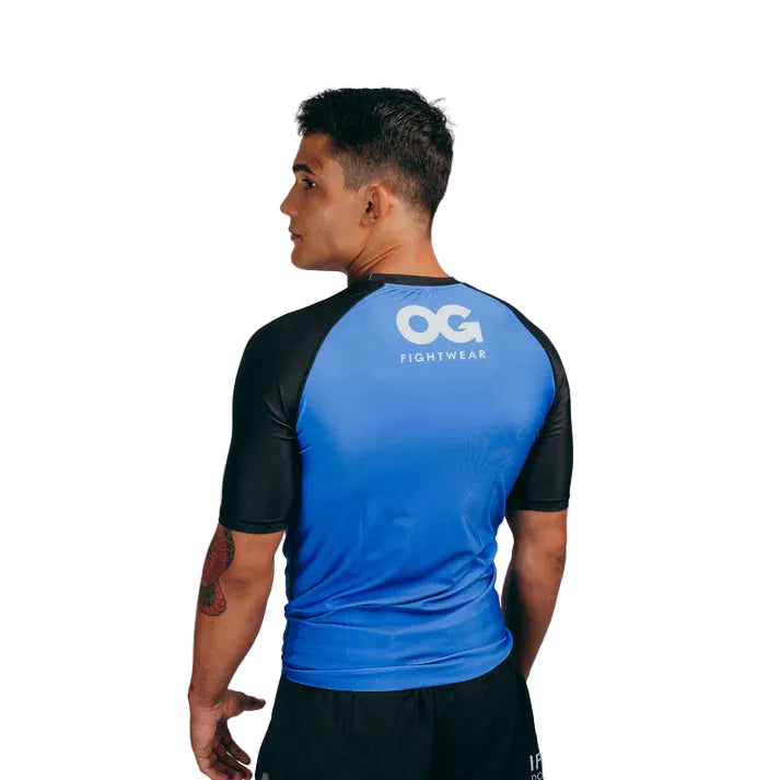 OG - Short Sleeve Rashguard - (Blue)
