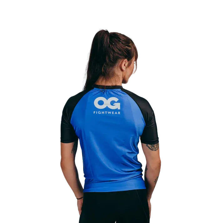 OG - Short Sleeve Rashguard - (Blue)