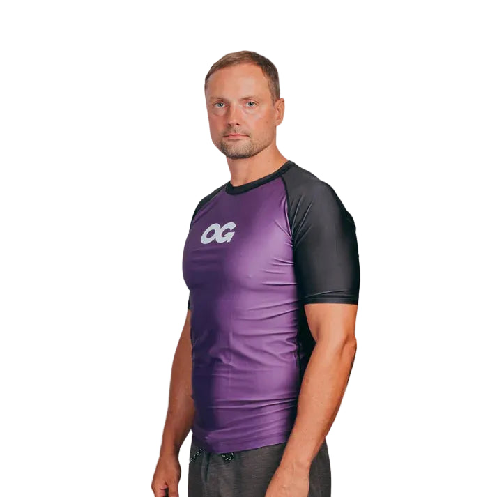 OG - Short Sleeve Rashguard - (Purple)