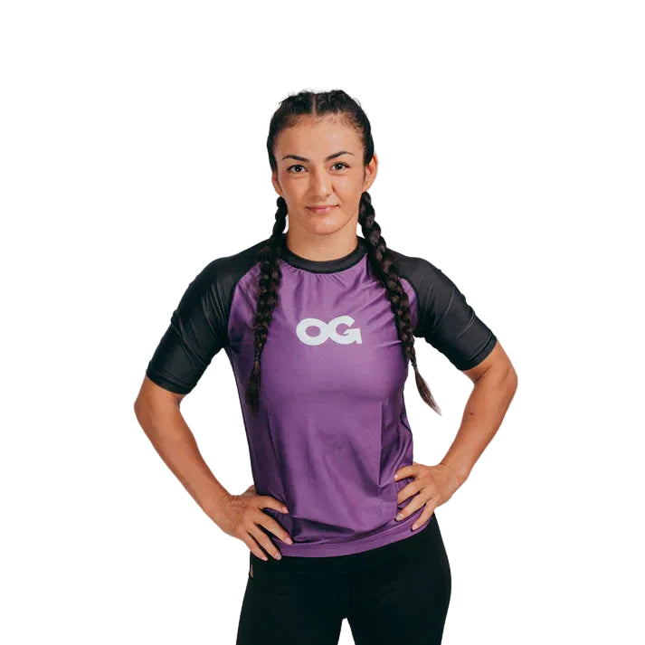 OG - Short Sleeve Rashguard - (Purple)