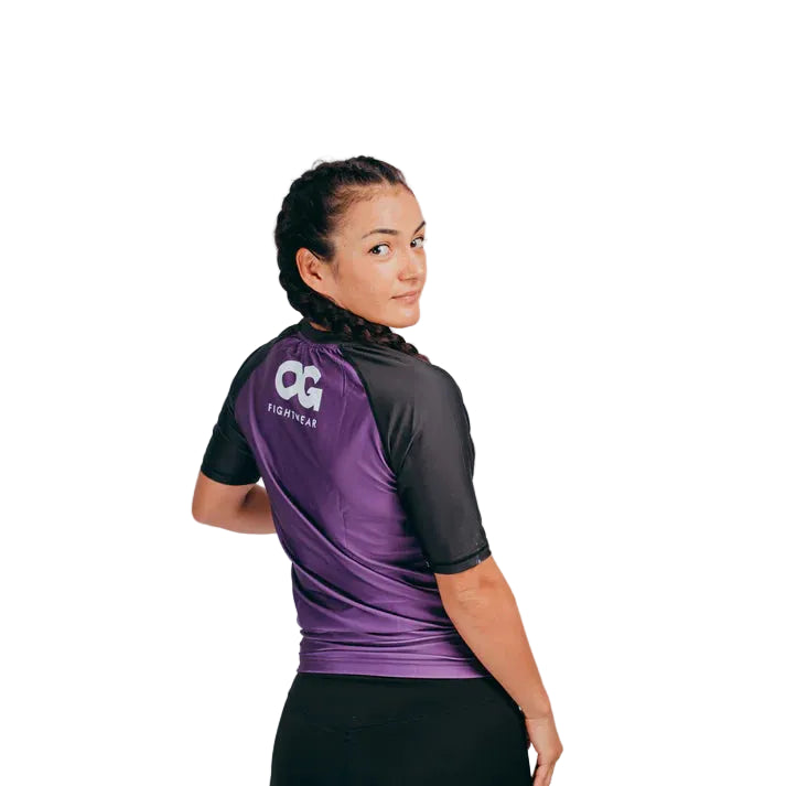 OG - Short Sleeve Rashguard - (Purple)