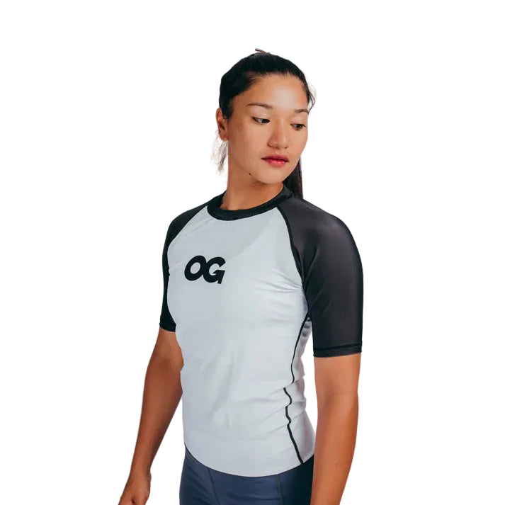 OG - Short Sleeve Rashguard - (White)