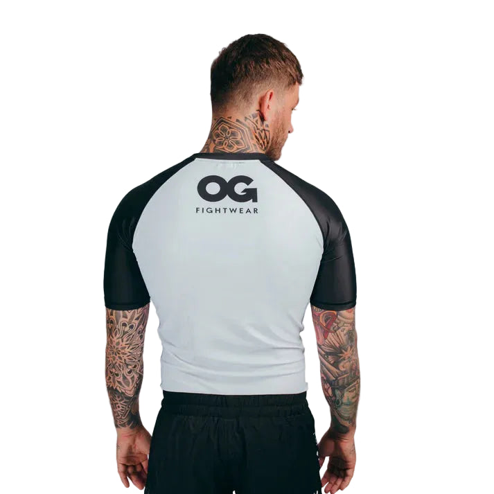 OG - Short Sleeve Rashguard - (White)