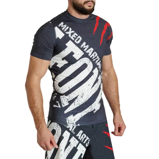 LEONE RASHGUARD Primal Instinct (Μαύρο) AB942