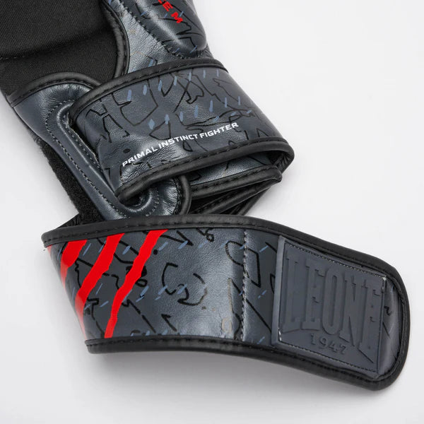 LEONE MMA Gloves - PRIMAL INSTINCT (Black) - GP116