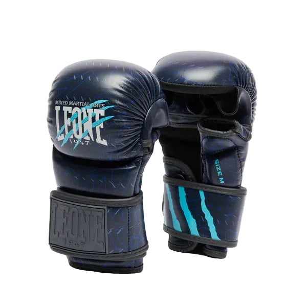 LEONE MMA Gloves - PRIMAL INSTINCT (Blue) - GP116