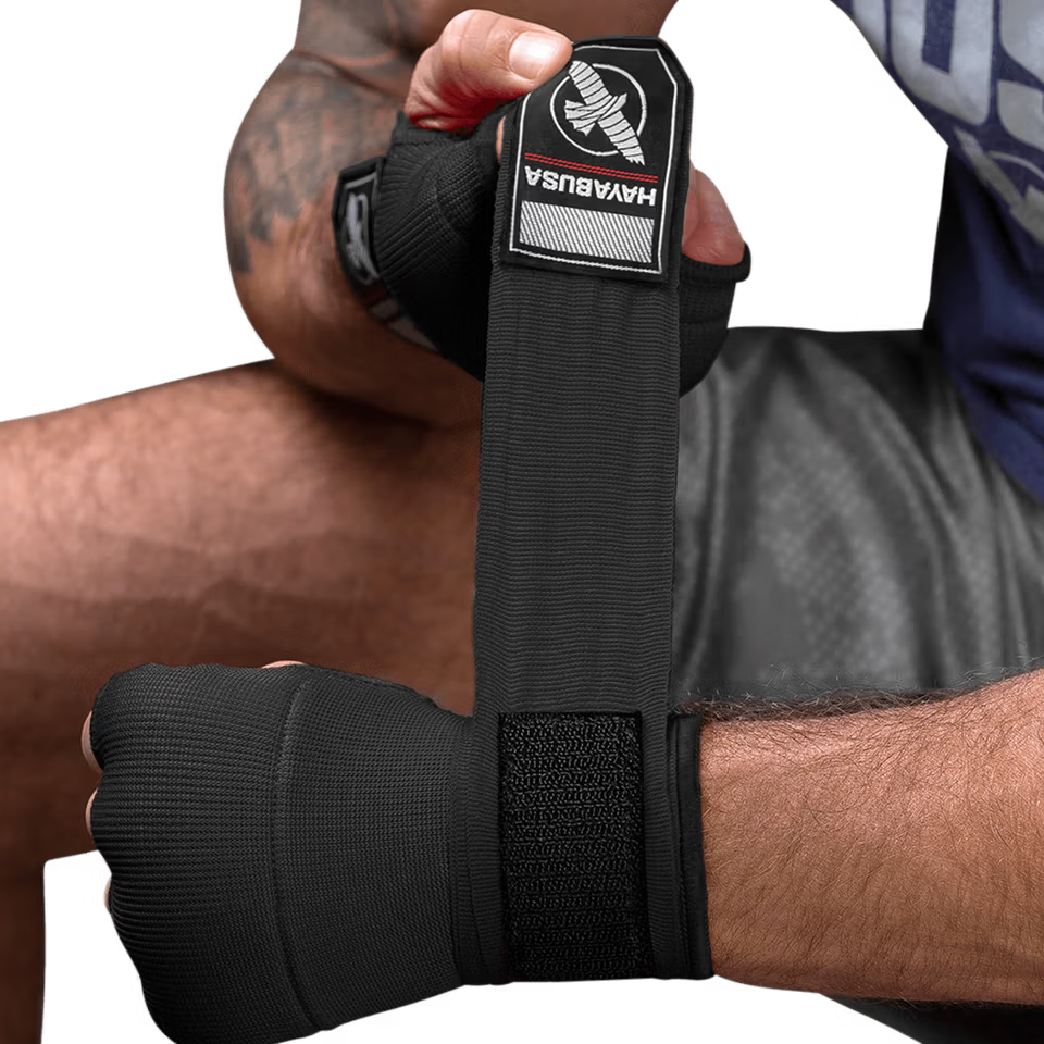 HAYABUSA - QUICK GEL HAND WRAPS - BLACK