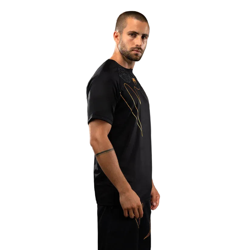 VENUM Serpenti Dry Tech T-Shirt - (Black/Silver/Gold)