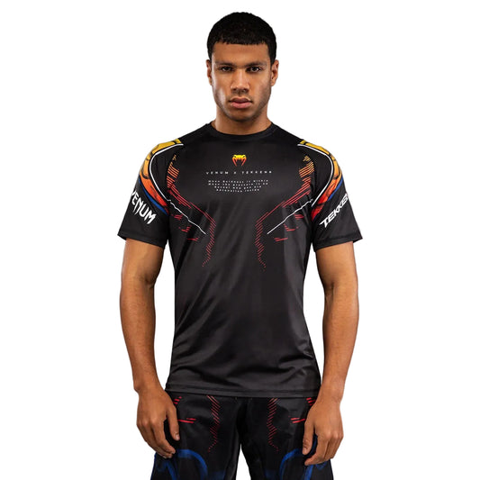 VENUM x TEKKEN 8 Dry Tech T-Shirt - (Black/Orange)