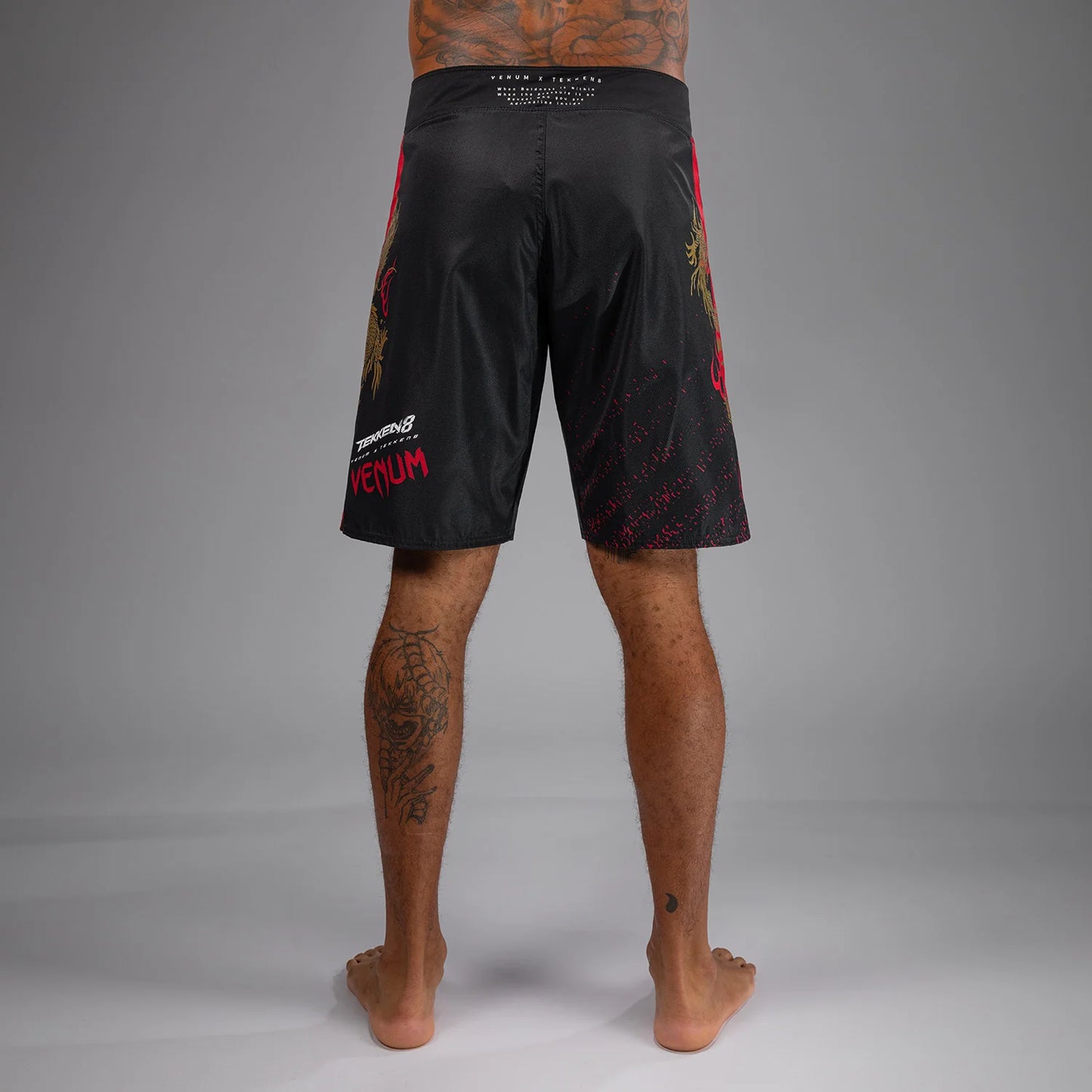 VENUM x TEKKEN 8 - Marshall Law MMA Short (Black/Red/Gold)