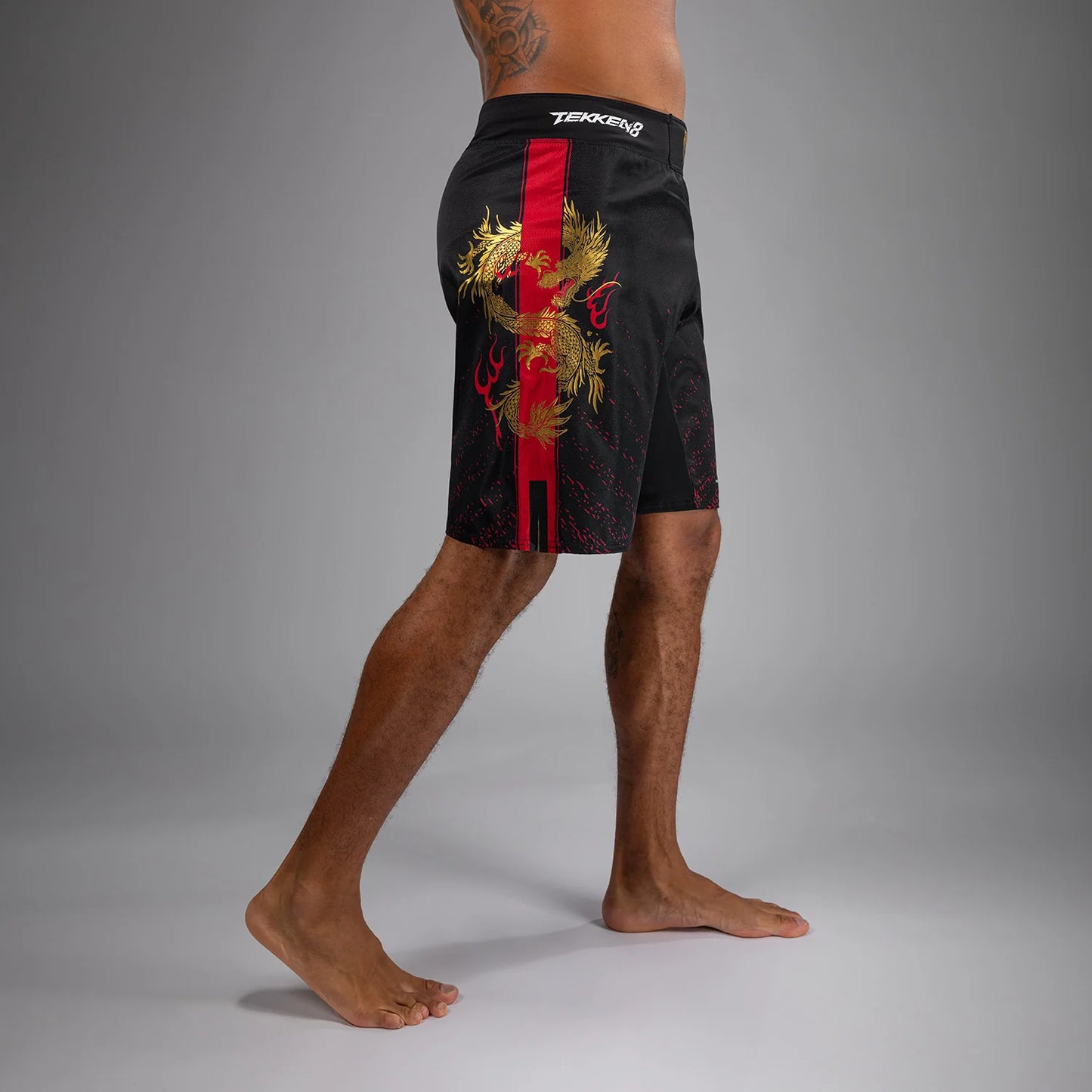 VENUM x TEKKEN 8 - Marshall Law MMA Short (Black/Red/Gold)