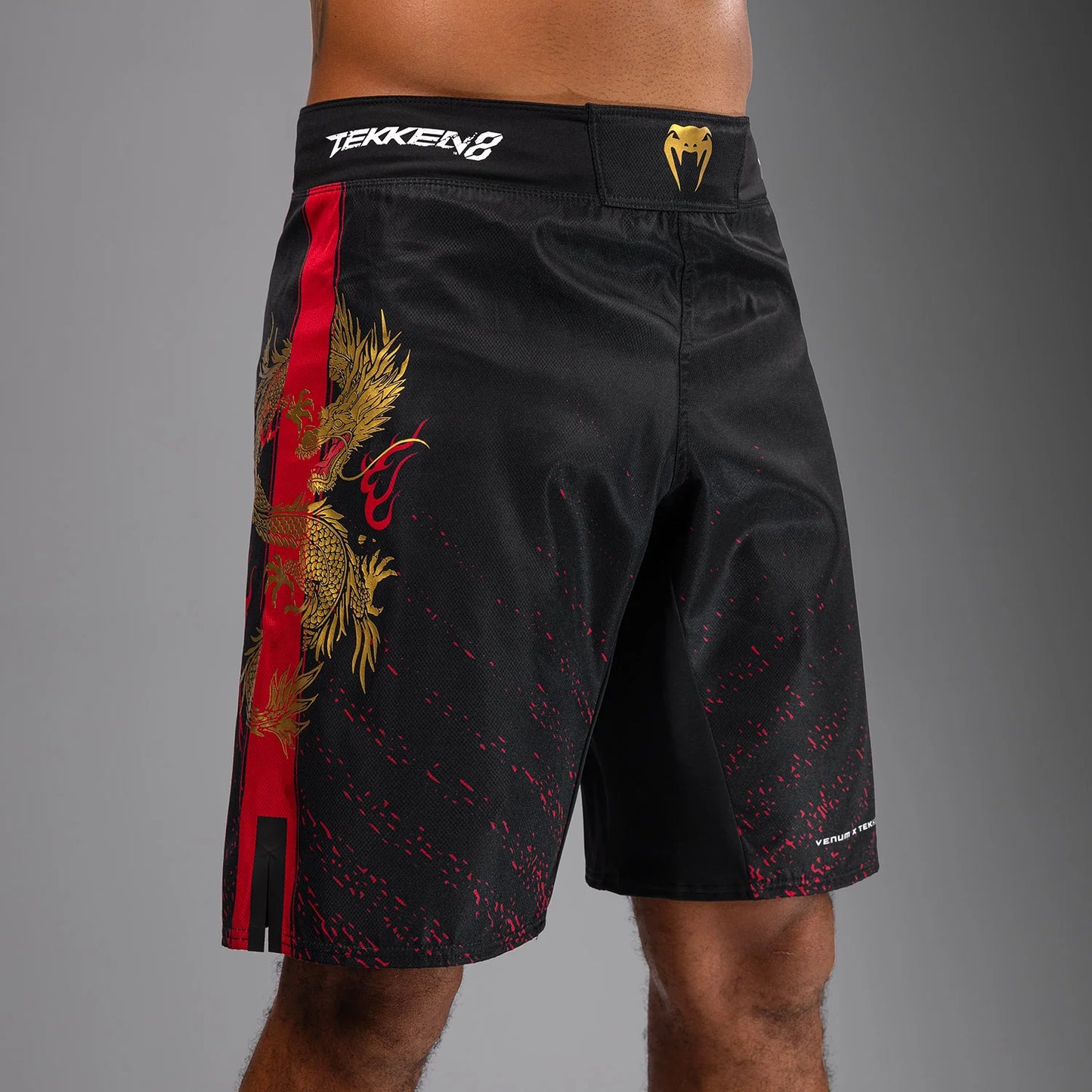 VENUM x TEKKEN 8 - Marshall Law MMA Short (Black/Red/Gold)