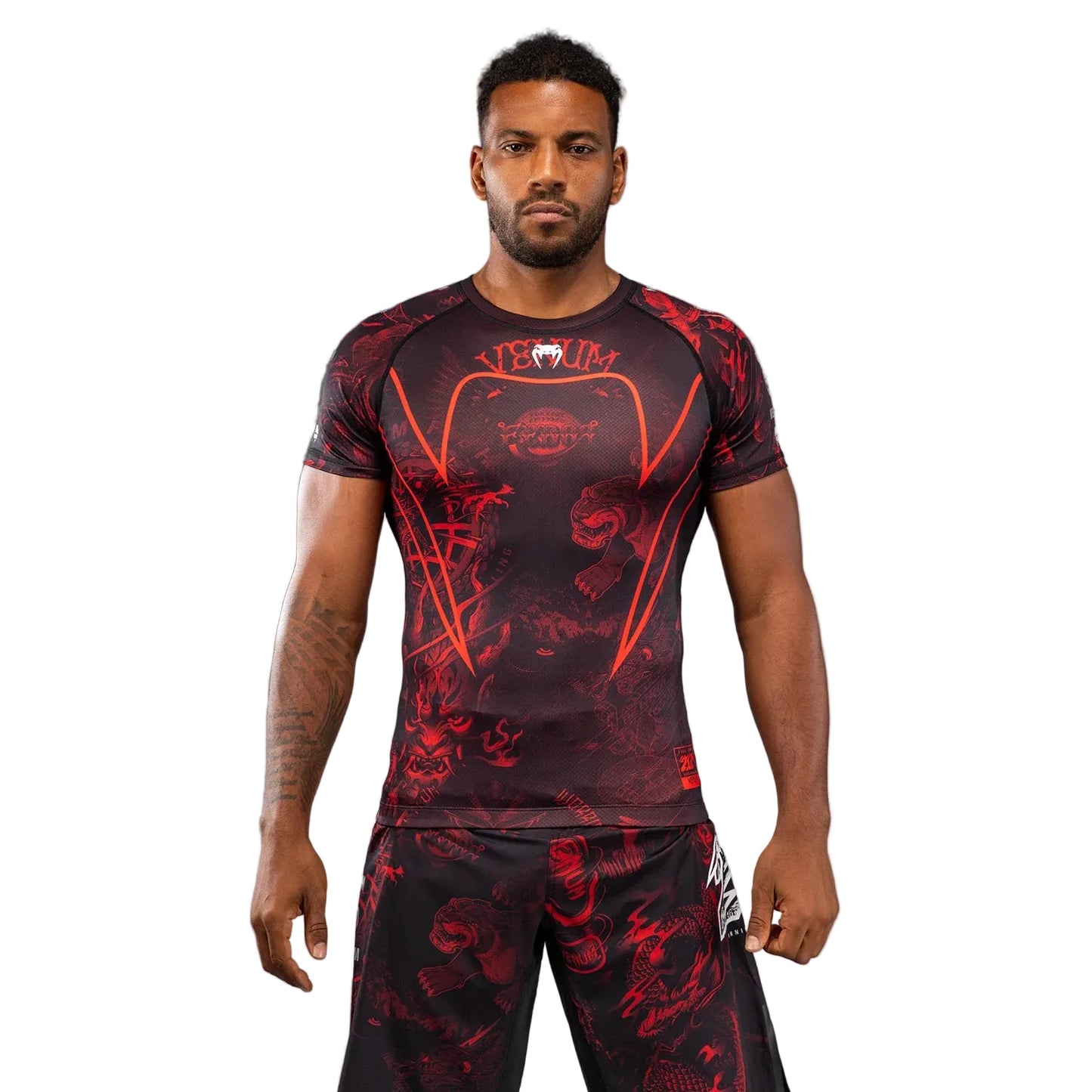 VENUM RASHGUARD 20th Anniversary Short Sleeve (Black/Red)