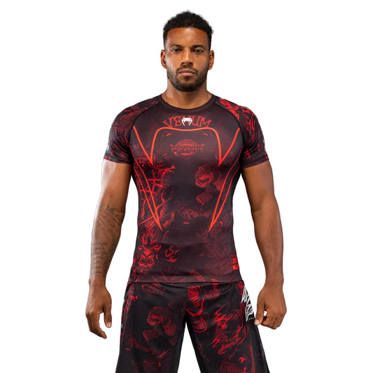 VENUM RASHGUARD 20th Anniversary Short Sleeve (Black/Red)