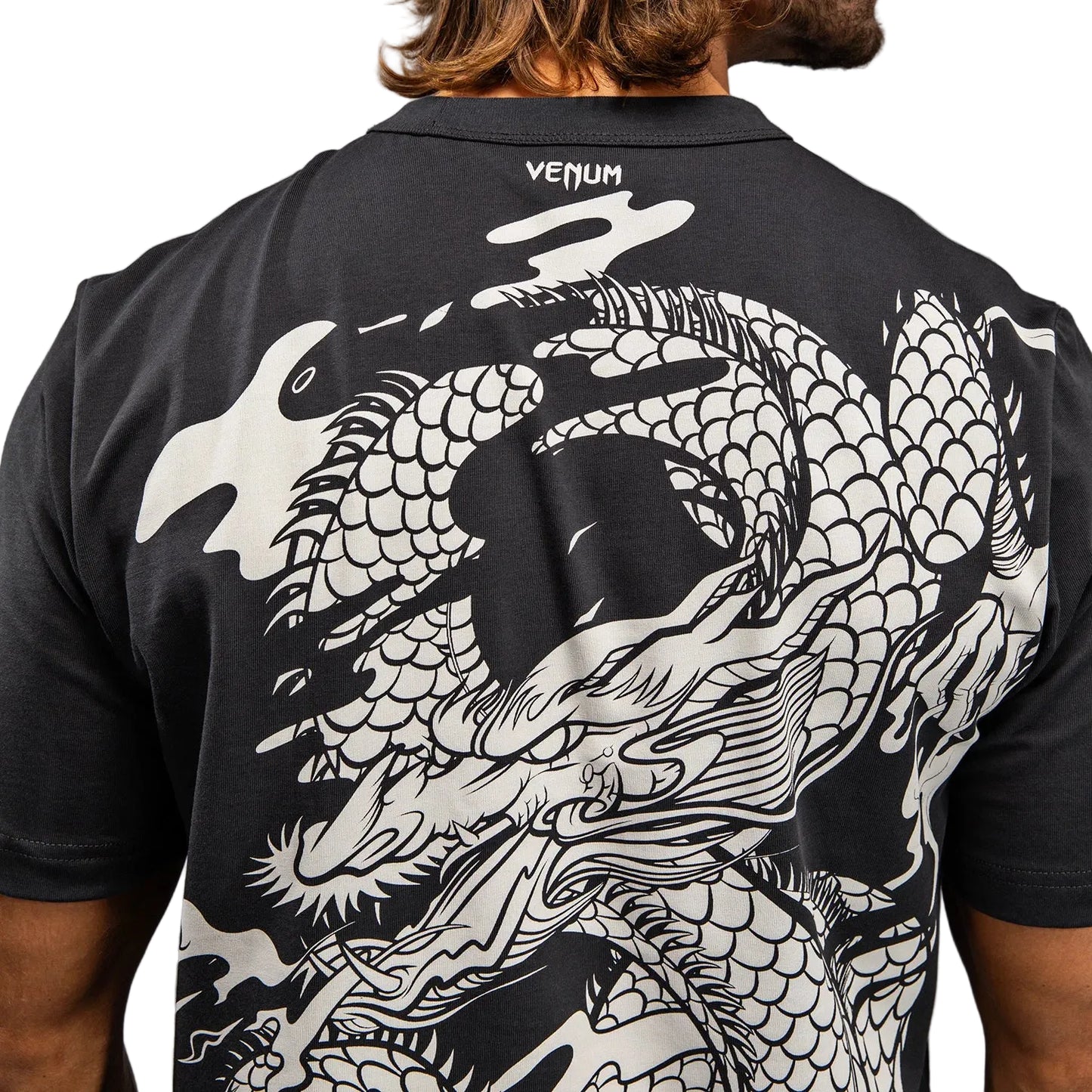 VENUM Dragon's Flight Men's T-Shirt (Charcoal Grey/Cream White)