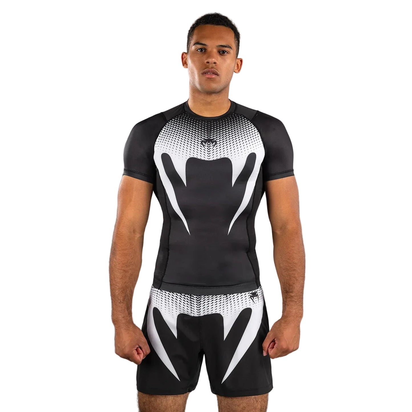 VENUM RASHGUARD No Gi (Black/White)