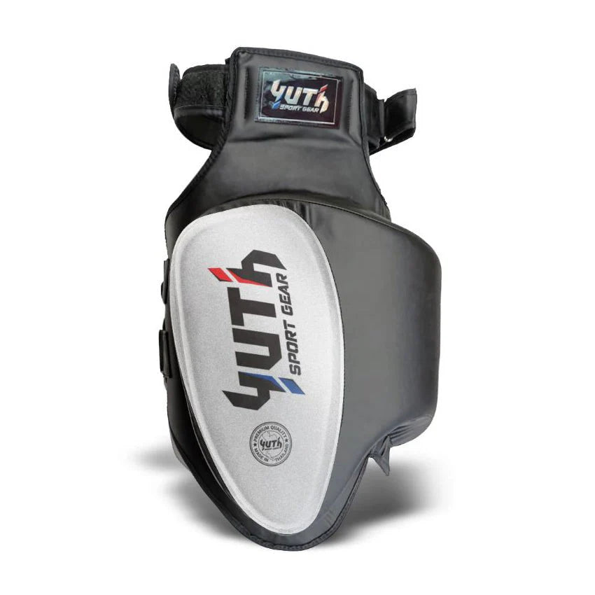 YUTH - Thigh Kick Pad - (Black/Silver)